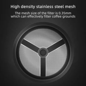 Premium Heat-Resistant French Press Coffee Maker (450ml) - Image 3