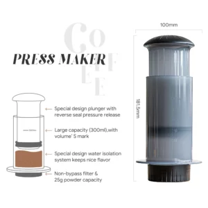 Portable Espresso Press Coffee Maker - Image 2