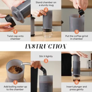 Portable Espresso Press Coffee Maker - Image 4