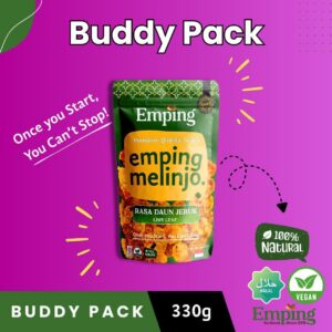 Emping Melinjo Crisps (Lime Leaf) by Emping So Good: 100% natural, Halal, vegan—so tasty, you can’t stop!. | Emping SG